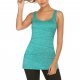 Green Female Casual Sleeveless Gear For Workout