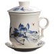 Blue Lotus Simplicity Tea Cup Tea Party Teacups Gift Pack