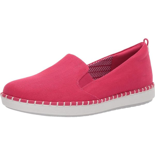 Rose Canvas Femininity Loafers Style