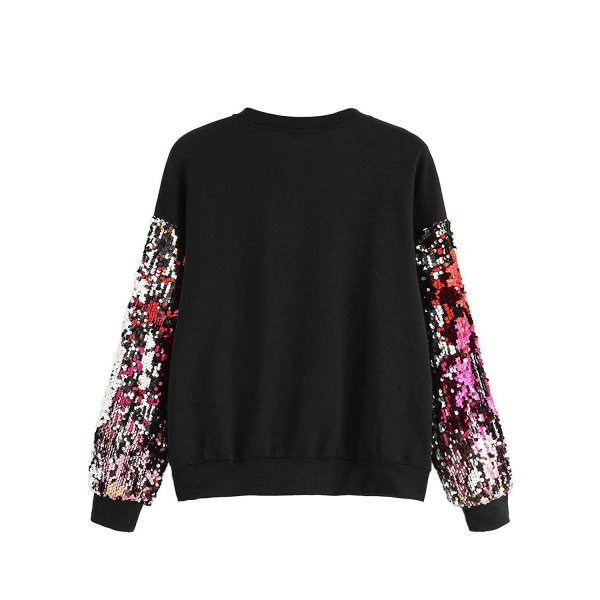 Black-2 Madam Elegant Pullover Tops Suitable For Home Wear And Many Occasions