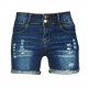 Dark Blue Women Fashion Shorts Refreshing Breeches For Girls And Women