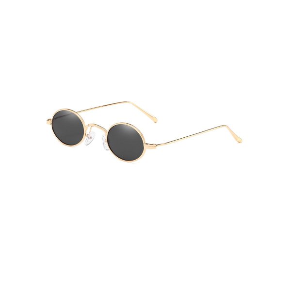 Men's Sunglasses Fashion UV Protection Round Frame Metal Sunglasses