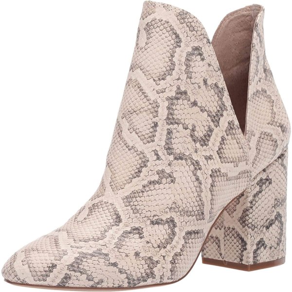 Light Beige Snake Women's Boots Shoes Fashion Style