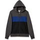 Charcoal Heather/Blue Surge/Black Men's Fashion Sweatshirts Cozy And Durable Making You Look Fabulous