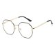 Men's Eyeglasses Irregular Design Polygon Shape Creative Preppy Eyeglasses Accessory