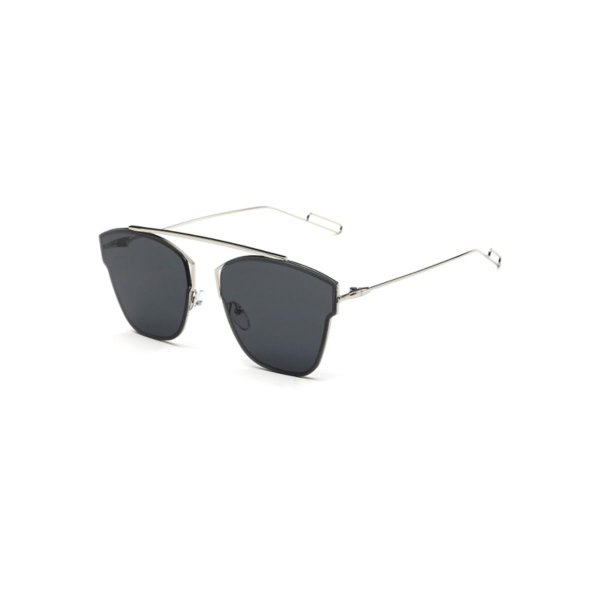 Fashion Silver Tone Ultra Thin Frame Sunglasses For Men