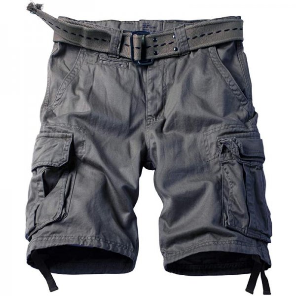 Gray Man Casual Classic Fit Knee Pants