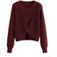 2# Red Madam Fashion Knitted Garment Soft Basic Suitable For Traveling