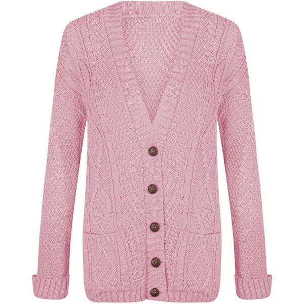 Baby Pink Women Beautiful Sweaters Lithe Suitable For Traveling